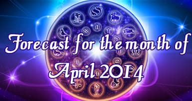 Monthly Prediction for April 2014