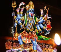 Kali Creates Time-less Reality on New Moon Night