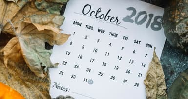 October Month Festivals List 2018
