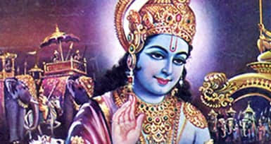 Madhusudana – The slaying of the twin demonic forces – Madhu and Kaitabha