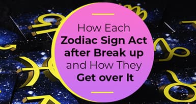 How Each Zodiac Sign Act after break up and How they get over it