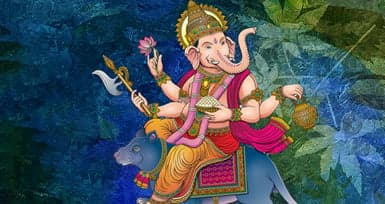 Why is mouse the vahana of Lord Ganesha?
