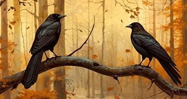 What is the spiritual significance behind two crows?