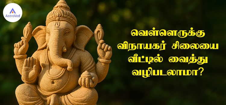 வெள்ளெருக்கு விநாயகர் சிலையை வீட்டில் வைத்து வழிபடலாமா?