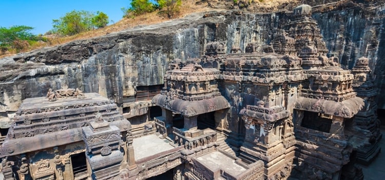 templele-peșterii-tăiate în stâncă din India