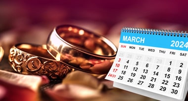 Auspicious Dates for Marriage in March 2024