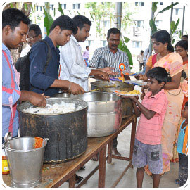 Feeding Poor and Needy