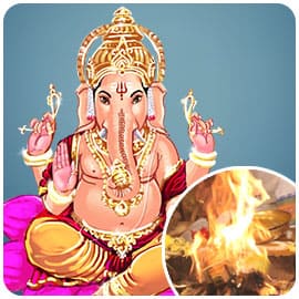 Individual Ganesha Fire Lab for Removing Obstacles & Granting Success