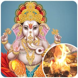 Individual Grand 5-Priest Sankatahara Ganapati Fire Lab to Destroy Suffering & Sorrow with 1008 Modakam