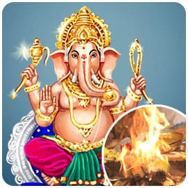 Individual Maha Ganapati Fire Lab for Success, Health, and Overall Prosperity