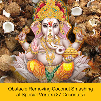 Coconut Smashing Ritual on 4th Waning Moon