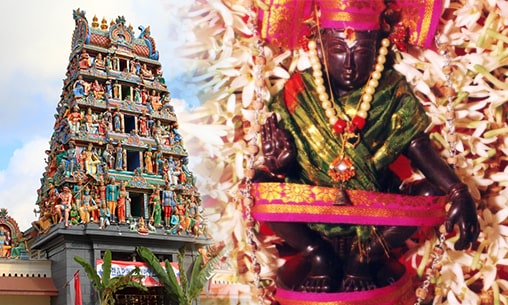 Poomoodal (Covering Ayyappa with Flowers) at Powerspot