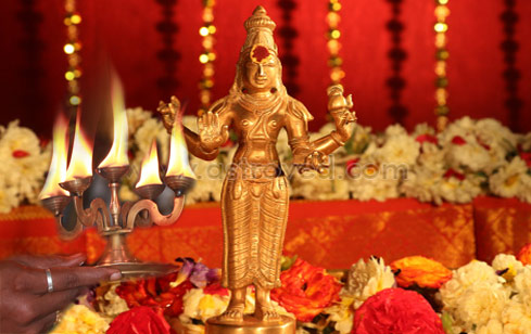 Archana (Pooja) to Narasimha at Tiruchirappalli Powerspot