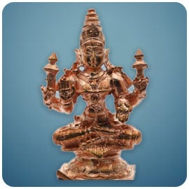 लक्ष्मी की 3 इंच की प्रतिमा