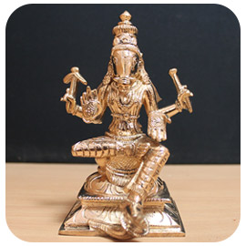Energized 5 Inch 5 Metal Varahi Statue