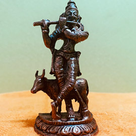 Energized 2.5-inch 5-metal Krishna Statue Energized 2.5-inch 5-metal Krishna Statue