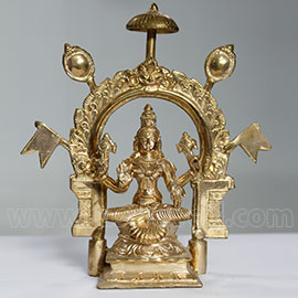 Five Metal 6 Inch Mookambigai Statue