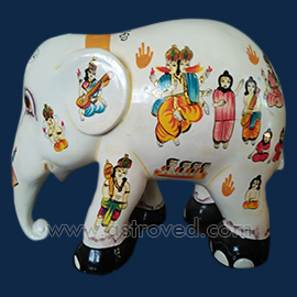 Energized Airavatham (White Elephant) Idol
