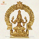 Energized 6 Inch Five Metal Lakshmi Statue