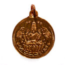 Gaja lakshmi With Shree brzee Pendent -Copper