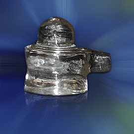 Crystal Siva Lingam: Small Size (10gms to 15 gms)