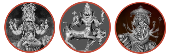 Archetype Sharaba Goddesses Shoolini Durga and Pratyangira