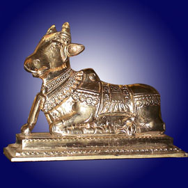 Energized Nandhi Statue - Mystical Tool for Karma Removal