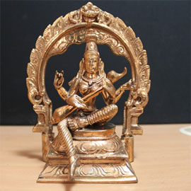 Goddess Saraswathi Statue (6 inch)