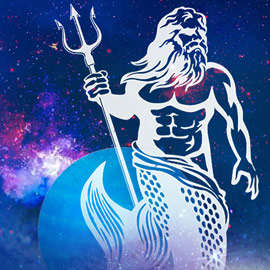 Energized Neptune Statue