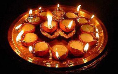 Lamp Lighting at Ramanathaswamy 