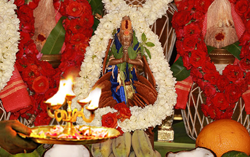 36 Archanas to Hanuman at Temples