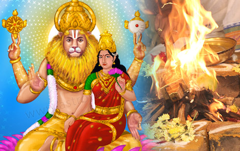 Lakshmi Sametha Narasimha Runa Hara Homam Lakshmi Sametha Narasimha Runa Hara Homam