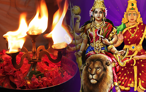 Archana to Goddess Parvati and Goddess Durga