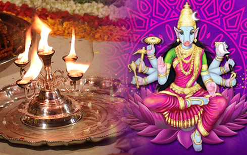 Archana to Varahi at Temple Archana to Varahi at Temple