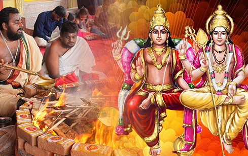 4−Priest Homam to Mangal & Murugan