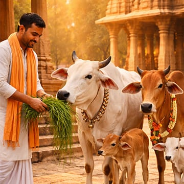 Cow Feeding Program: Accessing Divine Blessings