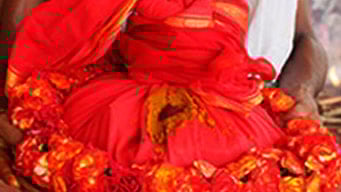 Offering-Red-Silk-Clothes