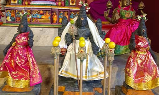 Piercing of Individual Lemons to the 6 Vels Representing the Six Abodes of Muruga on Shasti Day (Monthly Once For 6-Months)