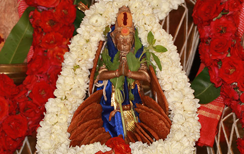 Vada Mala (Savory Dumpling Garland) to Hanuman 