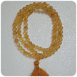 Energized Citrine Mala (108 beads)