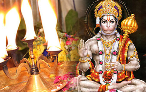 Archana at Ramaswamy Hanuman Powerspot