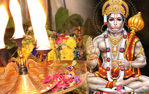 Archana Hanuman at Anathamnagalam Powerspot