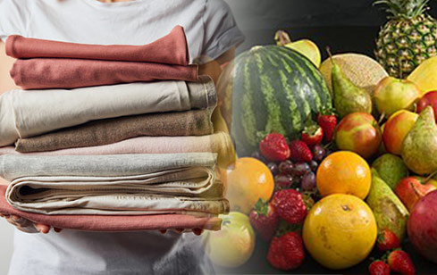 Donation of Clothes and Fruits
