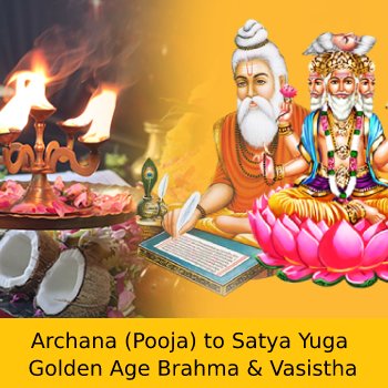 Golden Age Brahma & Vasistha Statue Installation Basic Package