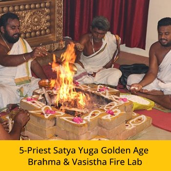 Golden Age Brahma & Vasistha Statue Installation Basic Package