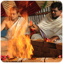 2 Priest Individual Sapta Rishi Fire Lab with Medha Suktam Chanting