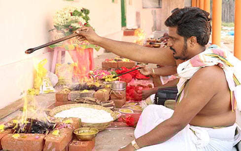 Archana and Abishekam to Sage Agastya