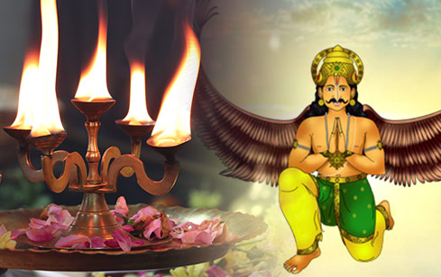 Archana (Pooja) to Kal Garuda at Powerspot on Gaurda Panchami Day
