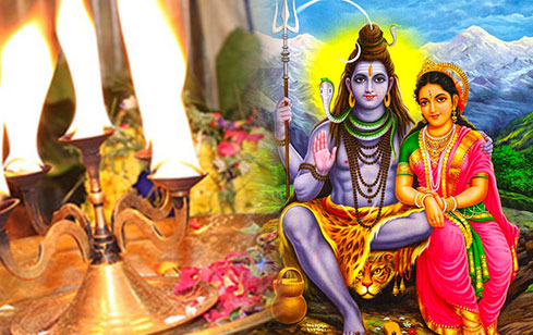 Archana to Shiva and Parvati