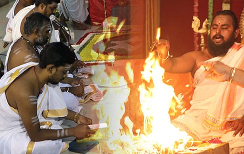 Archana and Abishekam to Sage Agastya